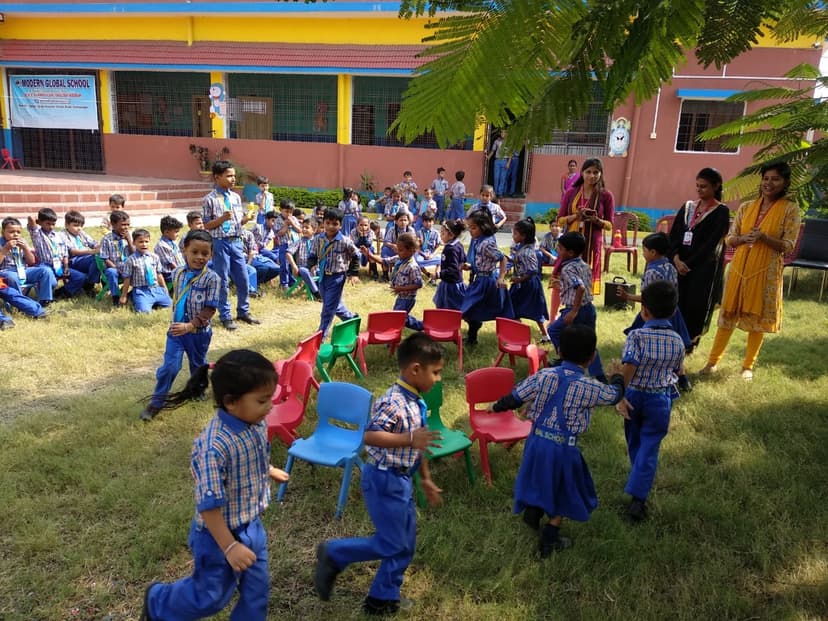 Kids Playing in Ground